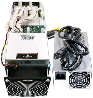 Bitmain Antminer S9 13,5 Th/S Sha 256 Bitcoin Miner bekas pakai 78dB
