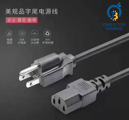 2500W Asic Miner Parts Kabel Catu Daya PSU Untuk Elektronik Konsumen
