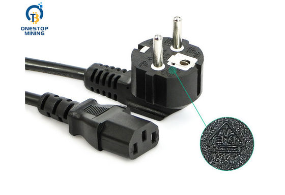 1.5m 1.8m 2m Asic Miner Parts Kabel Kabel PSU Untuk Penambang Elektronik