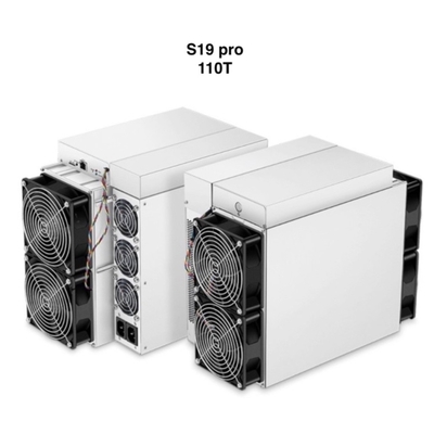 BTC Miner Bitmain Antminer S19 PRO 110T 3250w Penambangan Bitcoin
