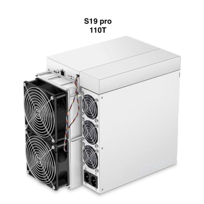 BTC Miner Bitmain Antminer S19 PRO 110T 3250w Penambangan Bitcoin