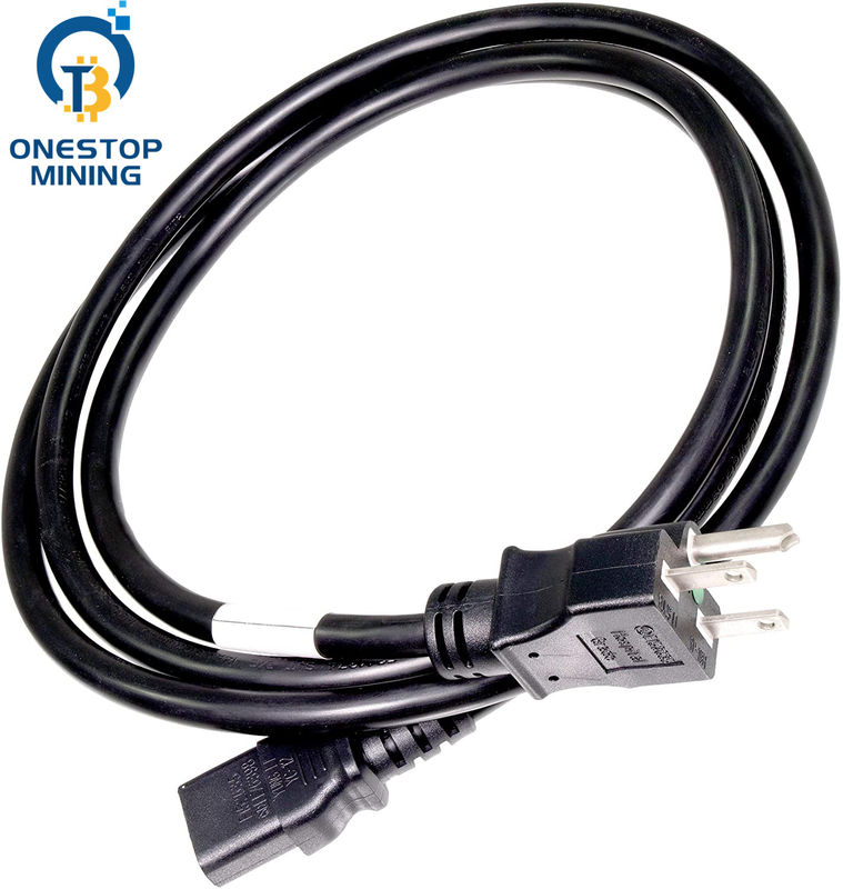 EU Plug Asic Miner Power Supply Cord Kabel 1.5m 1.8m 2m